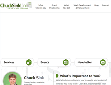 Tablet Screenshot of chucksink.com